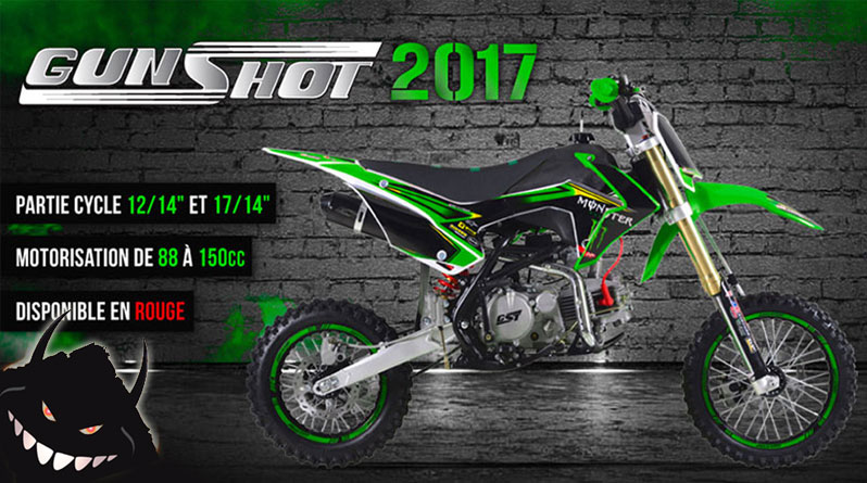 gamme dirt bike gunshot 2017